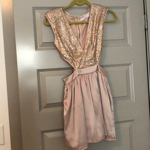 Beautiful formal dress in blush color